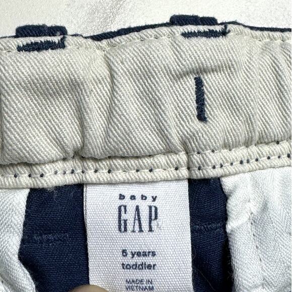 BABY GAP BOYS BLUE CHINOS WITH TOUCAN BIRDS SIZE 5 - Picture 5 of 11